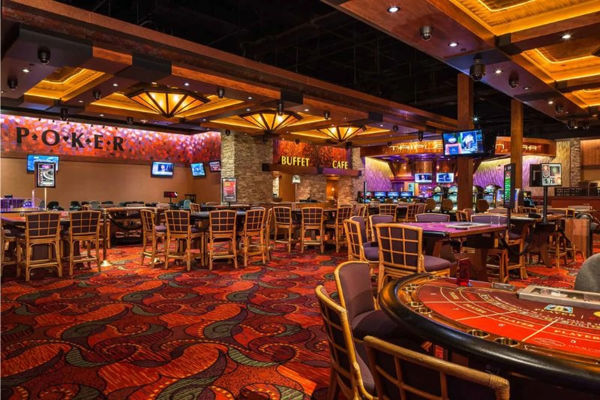 The interior of the restaurant